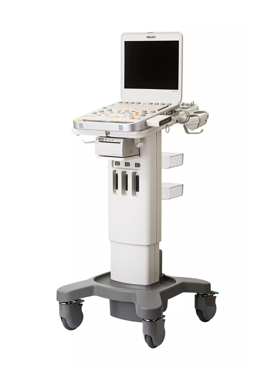 Portable echocardiography machine